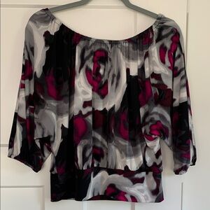 {Express} Women's Abstract Print Blouse